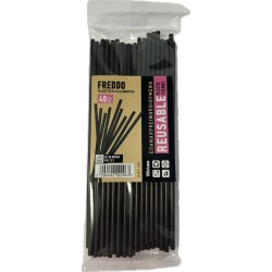 ΚΑΛΑΜΑΚΙΑ ΠΛΑΣΤΙΚΑ REUSABLE 40ΤΕΜ FREDDO ΜΑΥΡΑ ΚΑΛΑΜΑΚΙΑ ΠΛΑΣΤΙΚΑ REUSABLE 40ΤΕΜ FREDDO ΜΑΥΡΑ