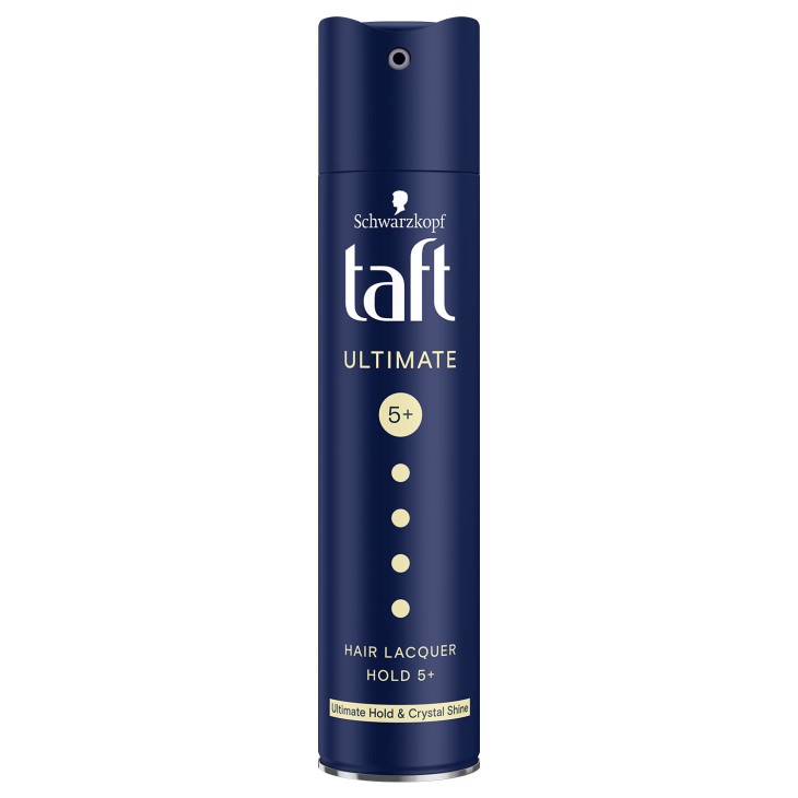 TAFT ΛΑΚ SPRAY 250ML ULTIMATE No5+ ULTIMATE HOLD+CRYSTAL SHINE