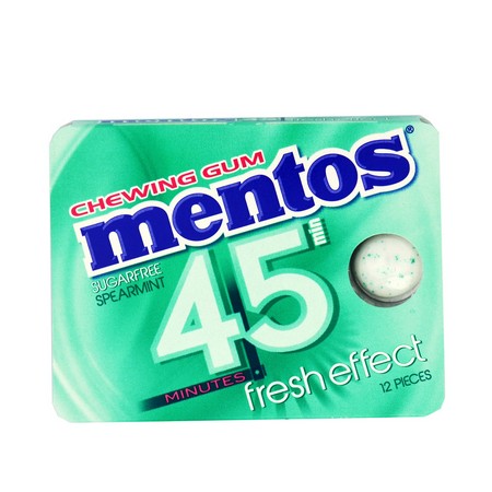 MENTOS ΤΖΙΧΛΕΣ FRESH EFFECT SPEARMINT 45' 18GR