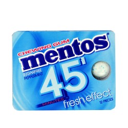 MENTOS ΤΖΙΧΛΕΣ FRESH EFFECT PEPPERMINT 45' 18GR