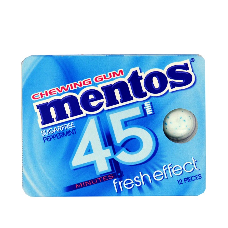MENTOS ΤΖΙΧΛΕΣ FRESH EFFECT PEPPERMINT 45' 18GR
