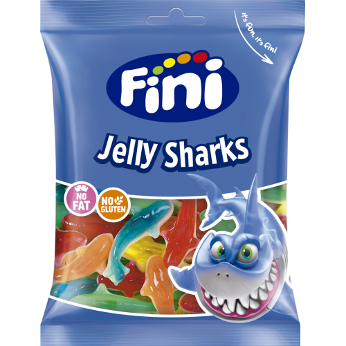 FINI ΖΑΧΑΡΩΤΑ JELLY SHARKS 90GR ΕΛ FINI ΖΑΧΑΡΩΤΑ JELLY SHARKS 90GR ΕΛ