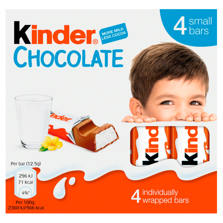 KINDER CHOCOLATE 50gr T4