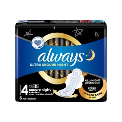 ALWAYS ΣΕΡΒΙΕΤΑ DUO ULTRA SECURE NIGHT 6pcs