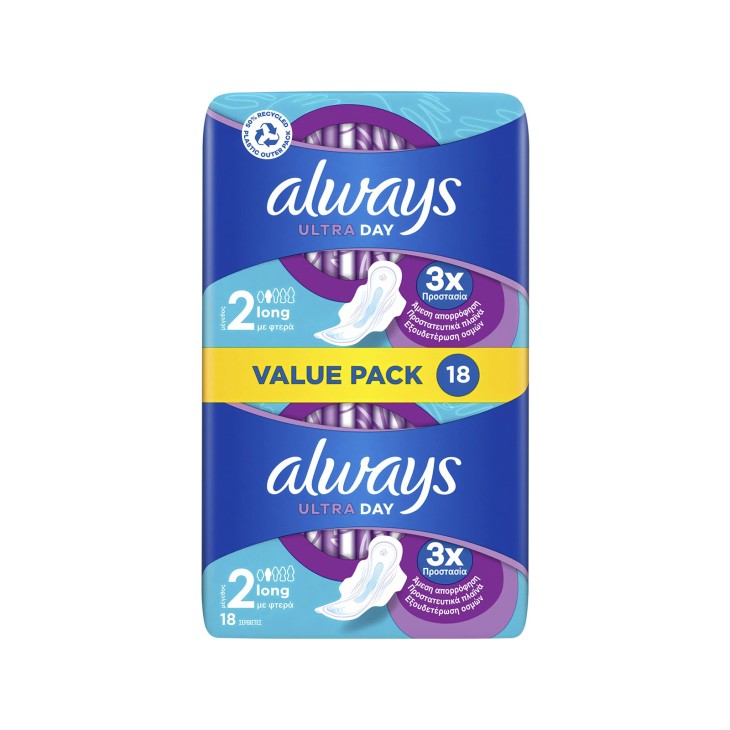 ALWAYS ΣΕΡΒΙΕΤΑ DUO ULTRA LONG 10pcs