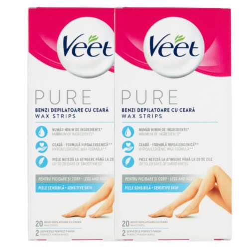 VEET ΤΑΙΝΙΕΣ ΚΕΡΙΟΥ ΓΙΑ ΤΑ ΠΟΔΙΑ PURE SENSITIVE 2x20pcs (ΓΑΛΑΖΙΟ) VEET ΤΑΙΝΙΕΣ ΚΕΡΙΟΥ ΓΙΑ ΤΑ ΠΟΔΙΑ PURE SENSITIVE 2x20pcs (ΓΑΛΑΖΙΟ)