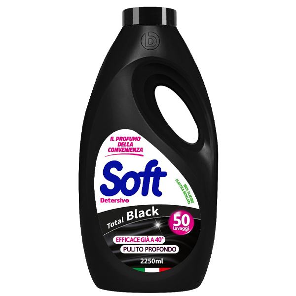 SOFT ΥΓΡΟ ΠΛΥΝΤΗΡΙΟΥ 2,25lt, 50μεζ. TOTAL BLACK SOFT ΥΓΡΟ ΠΛΥΝΤΗΡΙΟΥ 2,25lt, 50μεζ. TOTAL BLACK