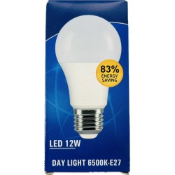 ΛΑΜΠΑ LED E27 12W. 83% ENERGY SAVE