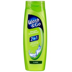WASH & GO SHAMPOO 400ml - 2 ΣΕ 1 WASH & GO SHAMPOO 400ml - 2 ΣΕ 1