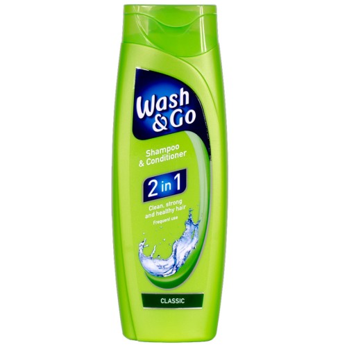 WASH & GO SHAMPOO 400ml - 2 ΣΕ 1 WASH & GO SHAMPOO 400ml - 2 ΣΕ 1