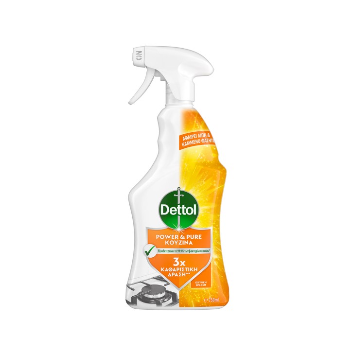 DETTOL SPRAY 750ml POWER&PURE ΓΙΑ ΚΟΥΖΙΝΑ