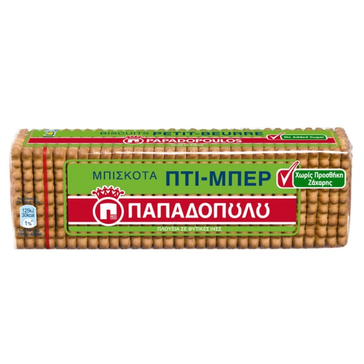 ΠΑΠΑΔΟΠΟΥΛΟΥ ΠΤΙ-ΜΠΕΡ 225gr ΧΩΡΙΣ ΖΑΧΑΡΗ