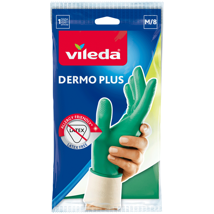 VILEDA ΓΑΝΤΙΑ DERMO PLUS (LATEX FREE) MEDIUM