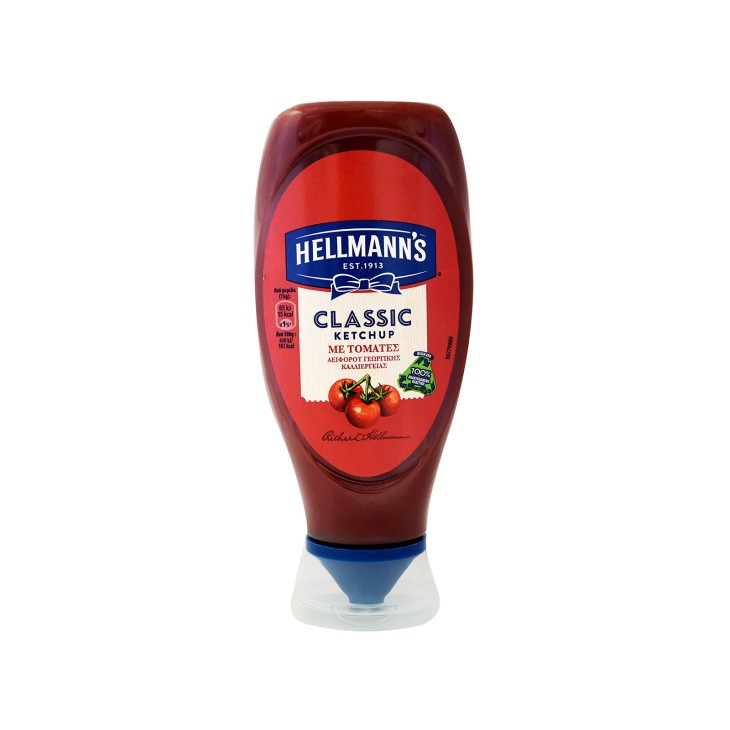 HELLMANN'S KETCHUP 486ML TOP DOWN