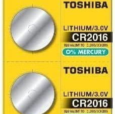 TOSHIBA ΜΠΑΤΑΡΙΑ ΛΙΘΙΟΥ ΣΤΡΟΓΓΥΛΗ 5ΑΔΑ CR2016 / 3.0V TOSHIBA ΜΠΑΤΑΡΙΑ ΛΙΘΙΟΥ ΣΤΡΟΓΓΥΛΗ 5ΑΔΑ CR2016 / 3.0V