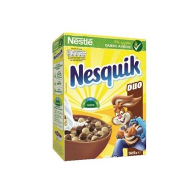 NESQUIK DUO ΔΗΜΗΤΡΙΑΚΑ 325gr NESQUIK DUO ΔΗΜΗΤΡΙΑΚΑ 325gr