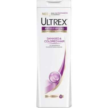 ULTREX SHAMPOO ΑΝΤ/ΔΙΚΟ 360ml WOMEN DAMAGED & COLORED