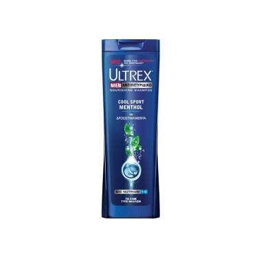 ULTREX SHAMPOO ΑΝΤ/ΔΙΚΟ 360ml MEN ACTIVE CLEANSE