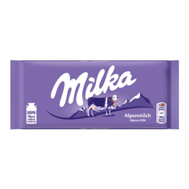 MILKA ΣΟΚΟΛΑΤΑ ALPINE MILK 100gr - 25