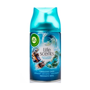AIR WICK ΑΝΤΑΛΛΑΚΤΙΚΟ 250ml TURQOISE OASIS AIR WICK ΑΝΤΑΛΛΑΚΤΙΚΟ 250ml TURQOISE OASIS