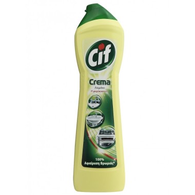 CIF 500ML CREAM LEMON. CIF 500ML CREAM LEMON.