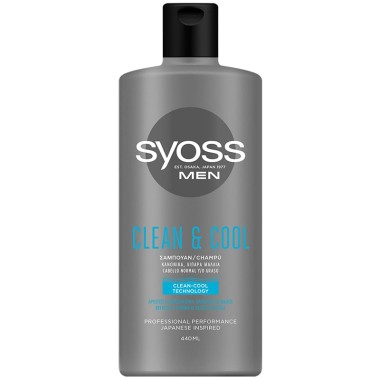 SYOSS ΣΑΜΠΟΥΑΝ 440ML CLEAN & COOL SYOSS ΣΑΜΠΟΥΑΝ 440ML CLEAN & COOL