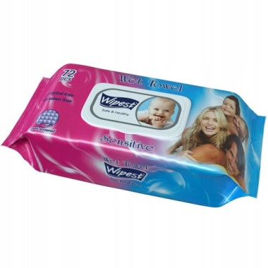 WIPEST ΜΩΡΟΜΑΝΤΗΛΑ 72PCS SENSITIVE (ΜΕ ΚΑΠΑΚΙ) WIPEST ΜΩΡΟΜΑΝΤΗΛΑ 72PCS SENSITIVE (ΜΕ ΚΑΠΑΚΙ)