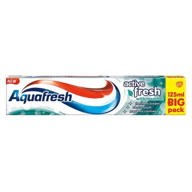 AQUAFRESH 125ml ΟΔΟΝΤΟΚΡΕΜΑ ACTIVE FRESH AQUAFRESH 125ml ΟΔΟΝΤΟΚΡΕΜΑ ACTIVE FRESH