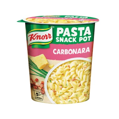 KNORR SNACK POT (ΓΡΗΓΟΡΟ ΓΕΥΜΑ) 55GR CARBONARA PASTA