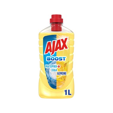 AJAX ΥΓΡΟ ΚΑΘΑΡΙΣΤΙΚΟ 1lt BOOST ΣΟΔΑ+ΛΕΜΟΝΙ (ΚΙΤΡΙΝΟ) AJAX ΥΓΡΟ ΚΑΘΑΡΙΣΤΙΚΟ 1lt BOOST ΣΟΔΑ+ΛΕΜΟΝΙ (ΚΙΤΡΙΝΟ)