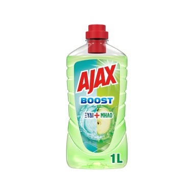 AJAX ΥΓΡΟ ΚΑΘΑΡΙΣΤΙΚΟ 1lt BOOST ΜΗΛΟ+ΞΥΔΙ (ΛΑΧΑΝΙ) AJAX ΥΓΡΟ ΚΑΘΑΡΙΣΤΙΚΟ 1lt BOOST ΜΗΛΟ+ΞΥΔΙ (ΛΑΧΑΝΙ)