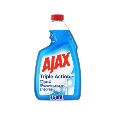 AJAX ΤΖΑΜΙΩΝ ΑΝΤ/ΤΙΚΟ 750ml TRIPLE ACTION (ΜΠΛΕ) AJAX ΤΖΑΜΙΩΝ ΑΝΤ/ΤΙΚΟ 750ml TRIPLE ACTION (ΜΠΛΕ)