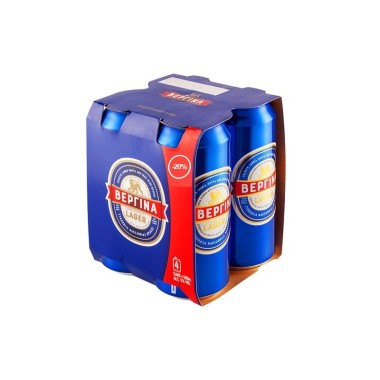 ΒΕΡΓΊΝΑ ΜΠΥΡΑ ΚΟΥΤΙ 500ML 3+1