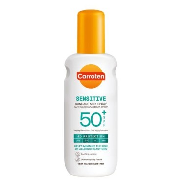CARROTEN ΑΝΤΗΛIΑΚΟ ΓΑΛΑΚΤΩΜΑ SENSITIVE 50SPF SPRAY 200ML CARROTEN ΑΝΤΗΛIΑΚΟ ΓΑΛΑΚΤΩΜΑ SENSITIVE 50SPF SPRAY 200ML