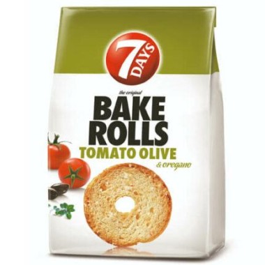 BAKE ROLLS TOMATO&OLIVE 80GR BAKE ROLLS TOMATO&OLIVE 80GR