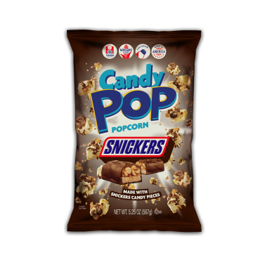 CANDY POPCORN 28GR SNICKERS CANDY POPCORN 28GR SNICKERS
