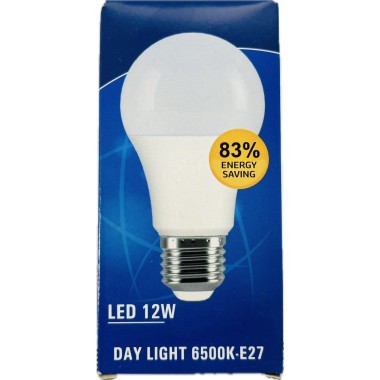 ΛΑΜΠΑ LED E27 12W. 83% ENERGY SAVE ΛΑΜΠΑ LED E27 12W. 83% ENERGY SAVE