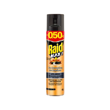 RAID SPRAY 300ml ΓΙΑ ΚΑΤΣΑΡΙΔΕΣ+ΜΥΡΜΗΓΚΙΑ