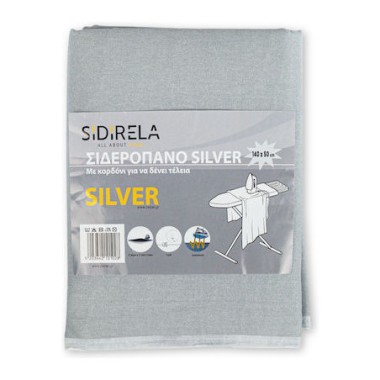 SIDIRELA ΣΙΔΕΡΟΠΑΝΟ SILVER ΜΕ ΚΟΡΔΟΝΙ 140X50 SIDIRELA ΣΙΔΕΡΟΠΑΝΟ SILVER ΜΕ ΚΟΡΔΟΝΙ 140X50