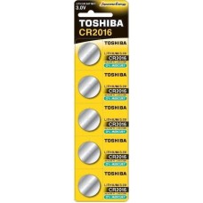 TOSHIBA ΜΠΑΤΑΡΙΑ ΛΙΘΙΟΥ ΣΤΡΟΓΓΥΛΗ 5ΑΔΑ CR2016 / 3.0V TOSHIBA ΜΠΑΤΑΡΙΑ ΛΙΘΙΟΥ ΣΤΡΟΓΓΥΛΗ 5ΑΔΑ CR2016 / 3.0V