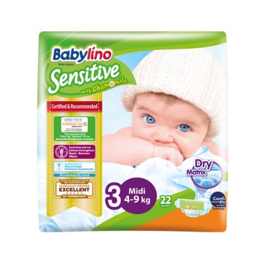 BABYLINO SENSITIVE ECON. No3 22TEM 4-9KG BABYLINO SENSITIVE ECON. No3 22TEM 4-9KG
