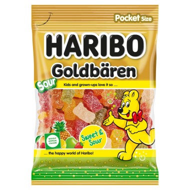 HARIBO ZAXΑΡΩΤΑ 80GR SOUR ΑΡΚΟΥΔΑΚΙΑ HARIBO ZAXΑΡΩΤΑ 80GR SOUR ΑΡΚΟΥΔΑΚΙΑ
