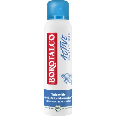 BOROTALCO BODY SPRAY 150ml ACTIVE BLUE SEA SALTS BOROTALCO BODY SPRAY 150ml ACTIVE BLUE SEA SALTS