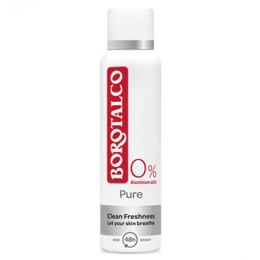 BOROTALCO BODY SPRAY 150ml PURE 0% BOROTALCO BODY SPRAY 150ml PURE 0%