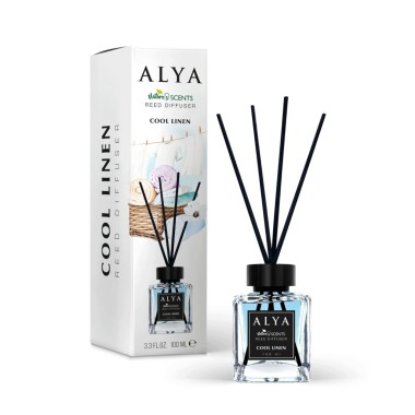 ALYA NATURE'S SCENTS ΑΡΩΜΑΤΙΚΟ ΧΩΡΟΥ ΜΕ ΣΤΙΚ 100ML COOL LINEN ALYA NATURE'S SCENTS ΑΡΩΜΑΤΙΚΟ ΧΩΡΟΥ ΜΕ ΣΤΙΚ 100ML COOL LINEN