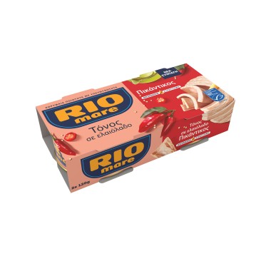 RIO MARE ΤΟΝΟΣ 160grX2 σε ΕΛΑΙΟΛΑΔΟ ΠΙΚΑΝΤΙΚΟΣ