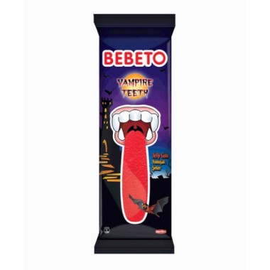 BEBETO ΖΑΧΑΡΩΤΑ 30GR VAMPIRE TEETH ΓΛΩΣΣΑ BEBETO ΖΑΧΑΡΩΤΑ 30GR VAMPIRE TEETH ΓΛΩΣΣΑ