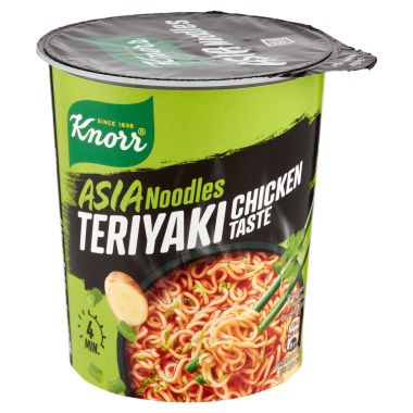 KNORR SNACK POT (ΓΡΗΓΟΡΟ ΓΕΥΜΑ) 65GR TERIYAKI CHICKEN PASTA