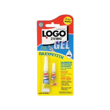 LOGO ΚΟΛΛΑ 1+1 GEL ΠΑΧΥΡΕΥΣΤΗ (2GR+1GR) LOGO ΚΟΛΛΑ 1+1 GEL ΠΑΧΥΡΕΥΣΤΗ (2GR+1GR)