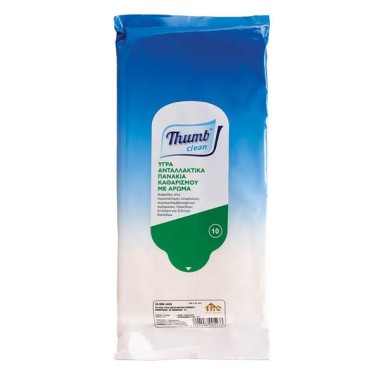 THUMB CLEAN 20 ΥΓΡΑ ΑΝΤ/ΚΤΙΚΑ ΠΑΝΑΚΙΑ ΓΙΑ ΣΥΣΤΗΜΑ ΚΑΘΑΡΙΣΜΟΥ ΠΑΤΩΜΑΤΟΣ (28Χ